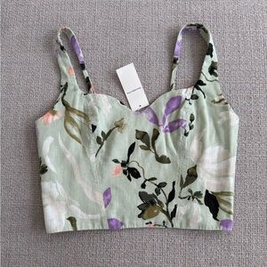 Abercrombie & Fitch - Floral Print Women's Crop Top